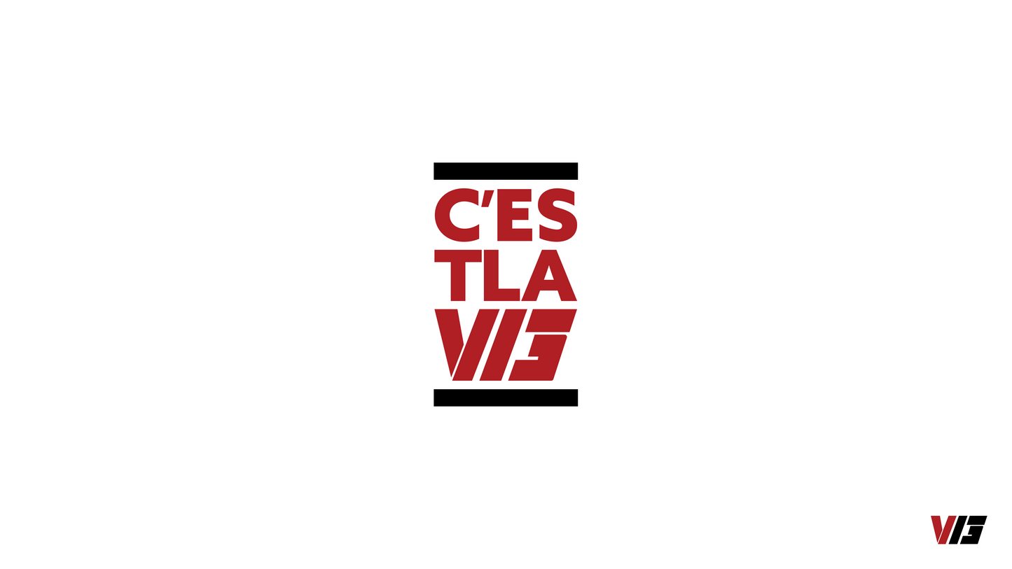 Desktop Wallpaper Pack // C'est La V13 // WHITE & RED